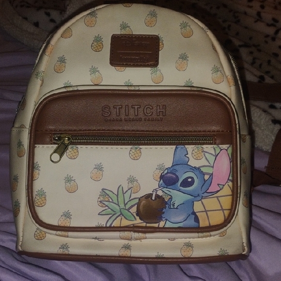 Loungefly Pink and Brown Backpack
